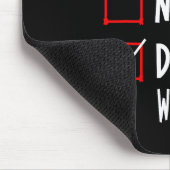 Nice Naughty Depends Who's Asking Christmas List S マウスパッド (コーナー)