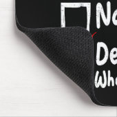 Nice Naughty Depends Whos Asking Funny Christmas L マウスパッド (コーナー)