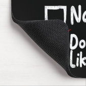 Nice Naughty Do I Look Like I Care Funny Christmas マウスパッド (コーナー)