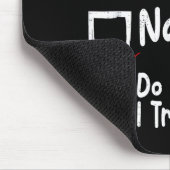 Nice Naughty Do I Look Like I Tried Funny Christma マウスパッド (コーナー)