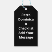 Nice Naughty Dominican Christmas List  ギフトタグ (裏面)