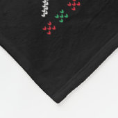 Nice Naughty I Swear I Tried List Xmas Lover Chris フリースブランケット (角)