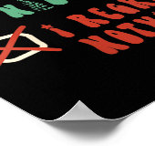 Nice Naughty I Swear I Tried Vネック ポスター (角)