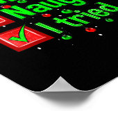 Nice Naughty I Tried Funny Christmas Family Matchi ポスター (角)