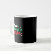 Nice Naughty I Tried Matching Christmas Funny Fami コーヒーマグカップ (正面左)