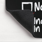 Nice Naughty Inadmissible In Court Funny Christmas マウスパッド (コーナー)