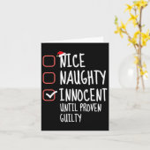Nice Naughty Innocent Until Proven Guilty ファミリー C カード (黄色い花)