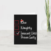 Nice Naughty Innocent Until Proven Guilty 1  カード (正面)