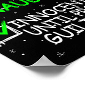 Nice Naughty Innocent Until Proven Guilty Christma ポスター (角)