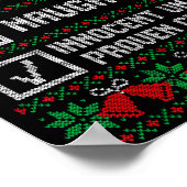 Nice Naughty Innocent Until Proven Guilty Christma ポスター (角)