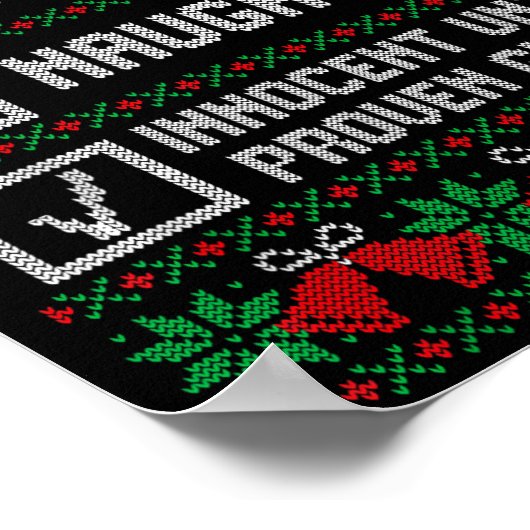 Nice Naughty Innocent Until Proven Guilty Christma ポスター (角)