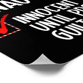 Nice Naughty Innocent Until Proven Guilty Christma ポスター (角)