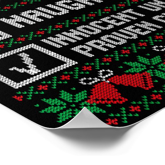 Nice Naughty Innocent Until Proven Guilty Christma ポスター (角)