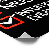 Nice Naughty Insufficient Evidence Christmas Fun X ポスター (角)