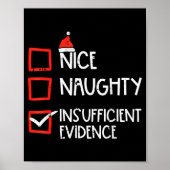 Nice Naughty Insufficient Evidence Christmas Fun X ポスター (正面)