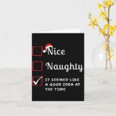 Nice Naughty It Seemed Like A Good Idea At The Tim カード (黄色い花)