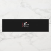 Nice Naughty Left Unsupervised Christmas List   ペットボトルラベル (シングルラベル)