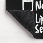 Nice Naughty Lips Funny Christmas List Family Matc マウスパッド (コーナー)