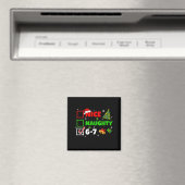 Nice Naughty List 67 Christmas Brainrot Funny 6-7  マグネット (インサイチュ (食洗機))