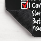 Nice Naughty Multi Checklist Funny Christmas List  マウスパッド (コーナー)