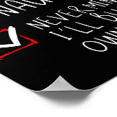 Nice Naughty Never Mind Ill Buy My Own Stuff ポスター (角)