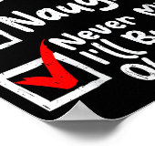 Nice Naughty Never Mind I'll Buy My Own Stuff Chri ポスター (角)