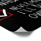 Nice Naughty Never Mind I'll Buy My Own Stuff Chri ポスター (角)