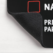 Nice Naughty Presidential Pardon Christmas List Sa マウスパッド (コーナー)