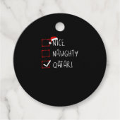 Nice Naughty Qatari Christmas Heritage フェイバータグ (正面)