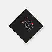 Nice Naughty Seriously Christmas Modern Style  スタンダードカクテルナプキン (角)