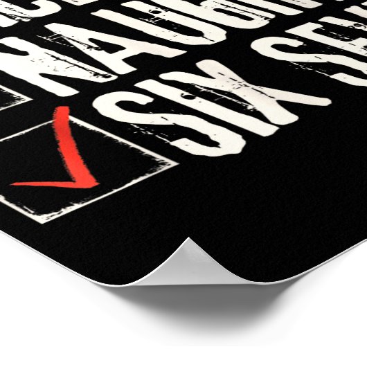 Nice Naughty Six Seven Brainrot Meme 67 Santa Funn ポスター (角)