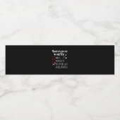 Nice Naughty The Was There Promise Christmas  ペットボトルラベル (シングルラベル)