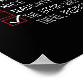 Nice Naughty The Was There Promise Christmas ポスター (角)