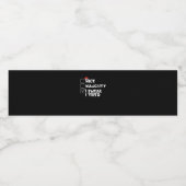 Nice Naughty Tried My Best Holiday Humor  ペットボトルラベル (シングルラベル)