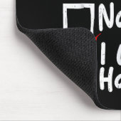 Nice Naughty Was Hungry Funny Christmas List Famil マウスパッド (コーナー)