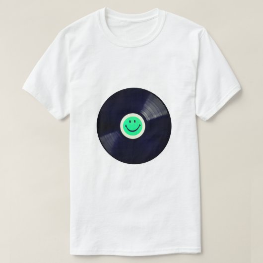 Nice neon Happy face – Happiness – smiling face Tシャツ (デザイン正面)