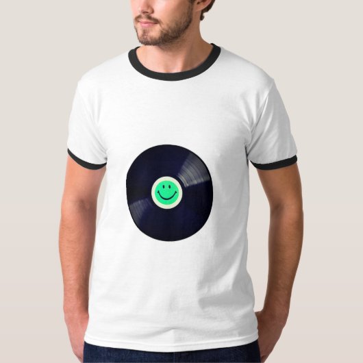 Nice neon Happy face – Happiness – smiling face Tシャツ (正面)