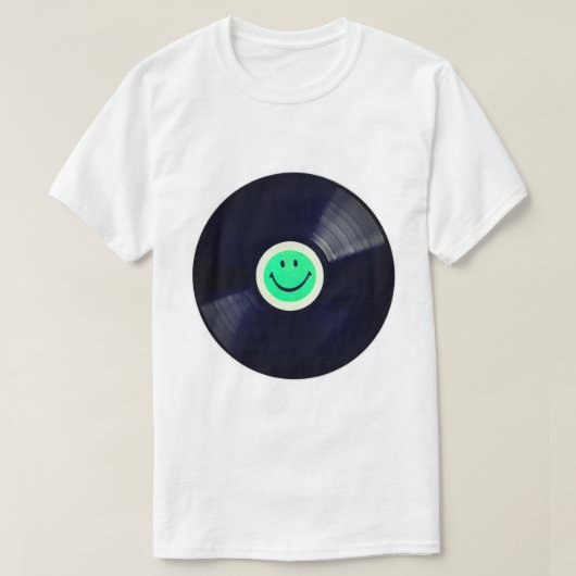 Nice neon Happy face – Happiness – smiling face Tシャツ (デザイン正面)