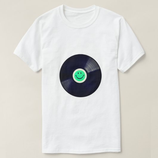 Nice neon Happy face – Happiness – smiling face Tシャツ (デザイン正面)