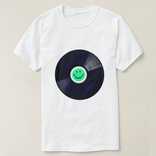 Nice neon Happy face – Happiness – smiling face Tシャツ (デザイン正面)