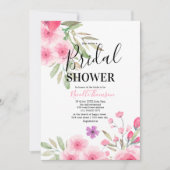 Nice pastel colored illustration of 招待状 (正面)