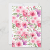 Nice pastel colored illustration of 招待状 (裏面)