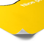 NICE PEAR – ホワイト – .png ポスター (角)