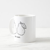 NICE PEAR -.png コーヒーマグカップ (正面左)