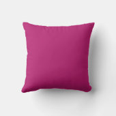 Nice Pink Box Typography Throw Pillow クッション (裏面)