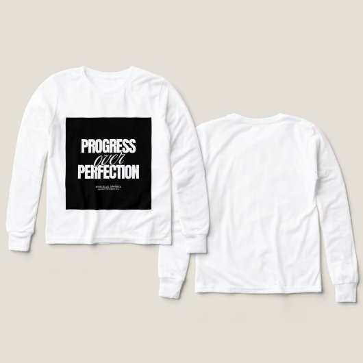 Nice Progress over protection (デザイン 正面＆背面)