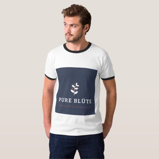 Nice pure Blute image Tシャツ (正面フル)