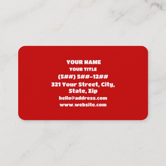 Nice Rice 名刺 (裏面)