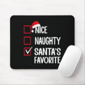 Nice Santa's いけな Christmas List Santa マウスパッド (マウス)