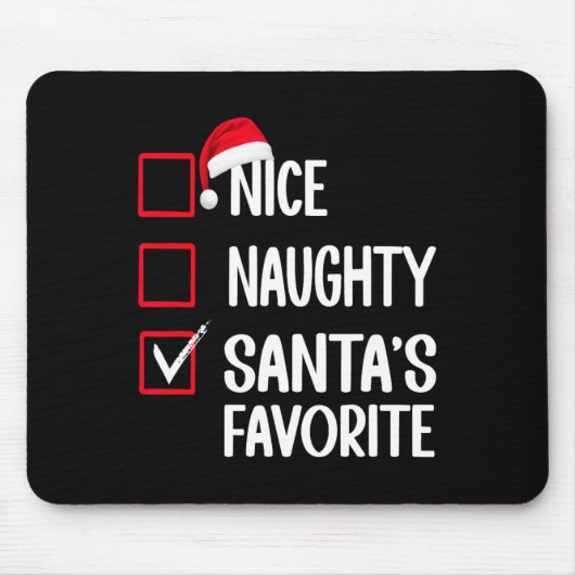 Nice Santa's いけな Christmas List Santa マウスパッド (正面)